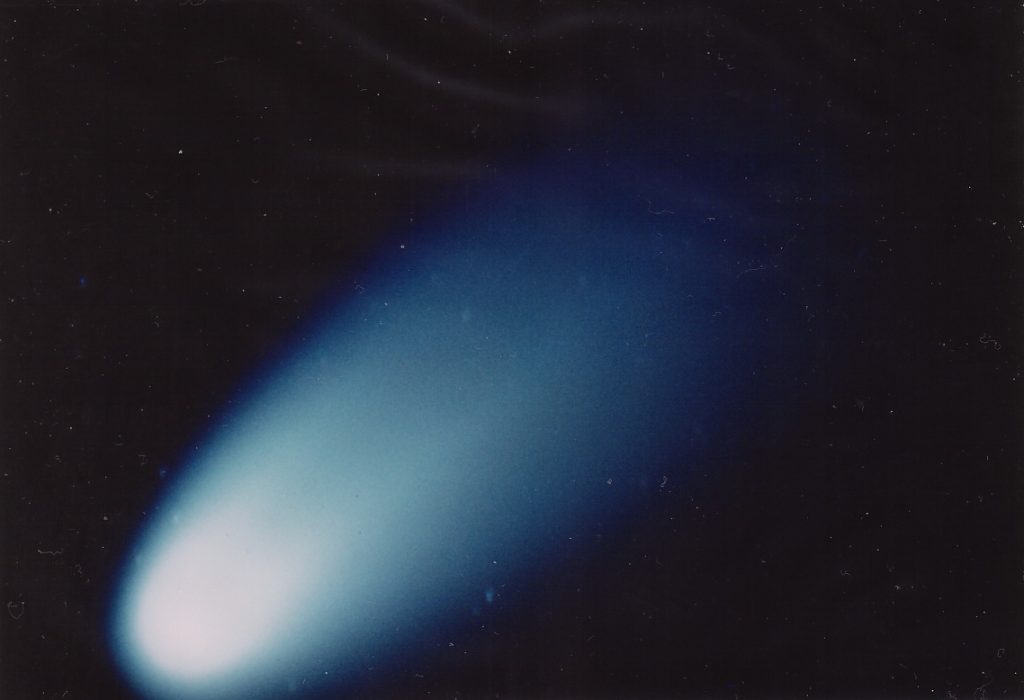 Immagine della cometa Hale-Bopp realizzata da Giuseppe Balbi