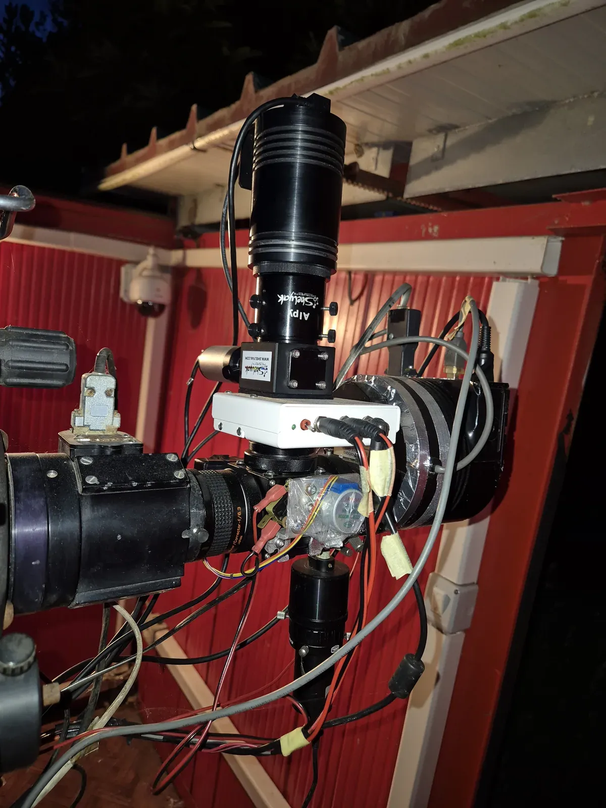 L'Alpy 600 montato sul C14 dell'Osservatorio Astronomico Margherita Hack